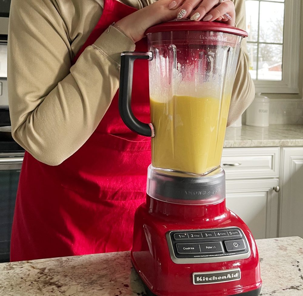blending crepes