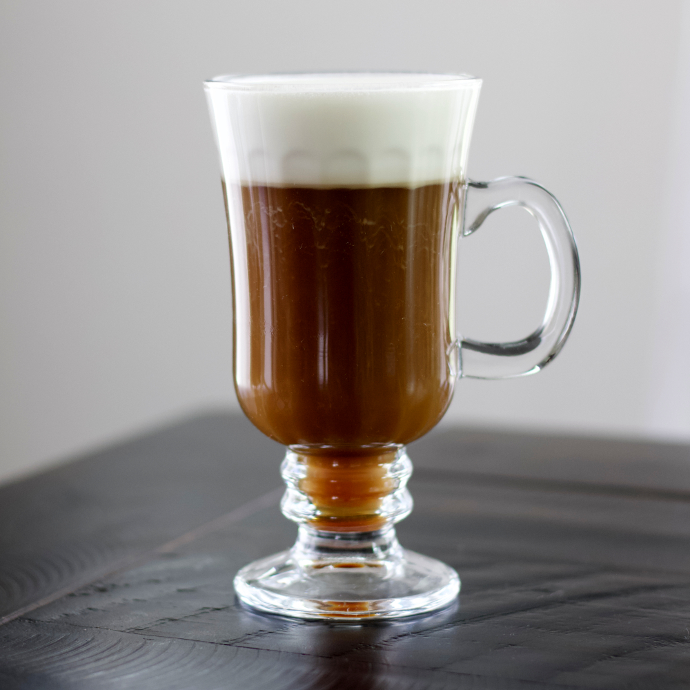Irish coffee with Jameson whiskey