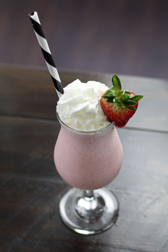 boozy strawberry shake