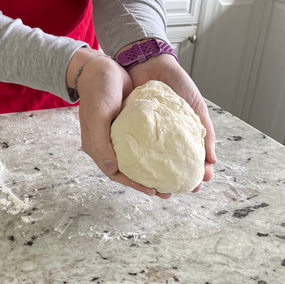 kneaded flatbread dough