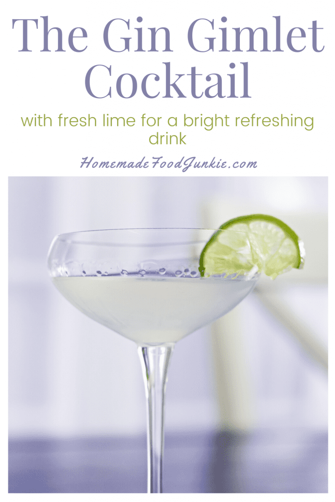 Gin Gimlet Recipe with Lime 9 The gin gimlet cocktail-pin image