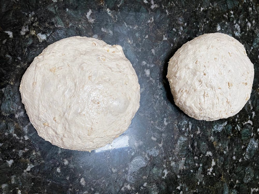 Form dough and bench rest 45 minutes