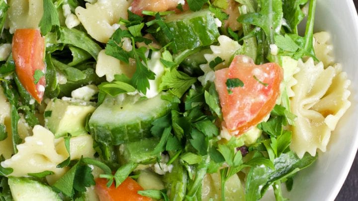 Mediterranean pasta salad