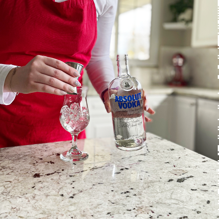 measuring Absolute Vodka-Bay Breeze