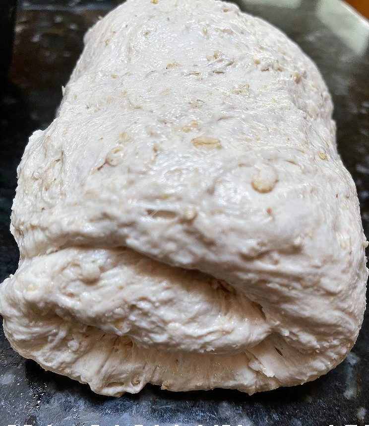 roll dough from pointed end