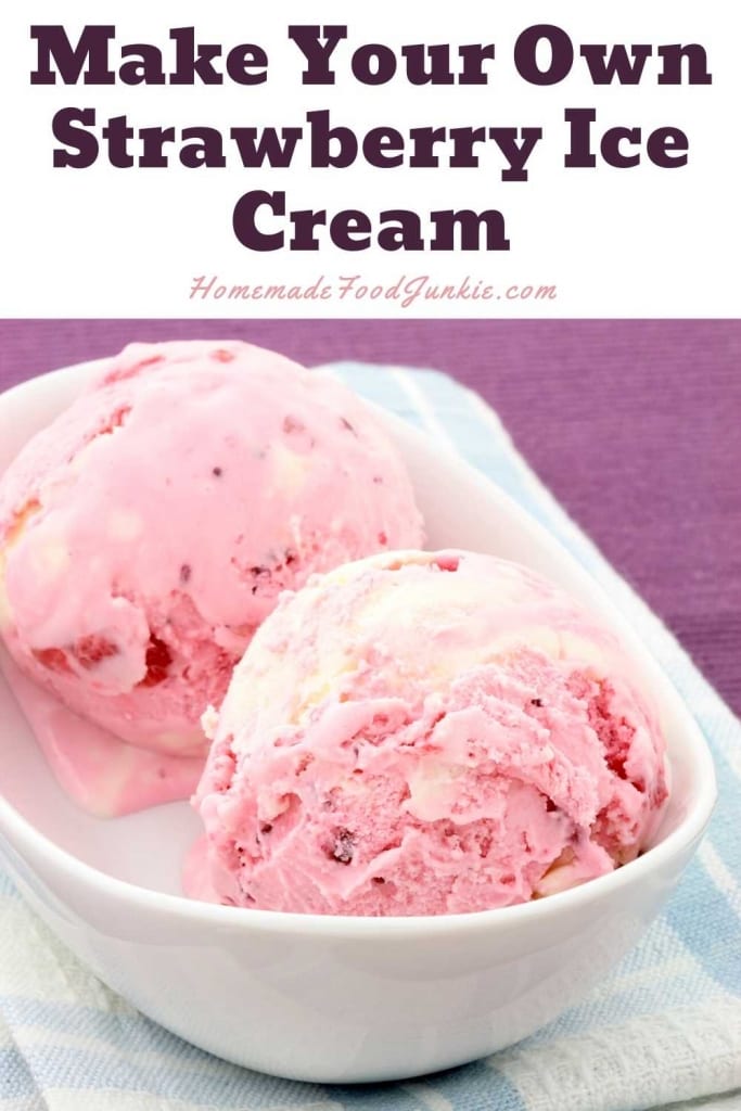 Make your own strawberry ice cream-pin image