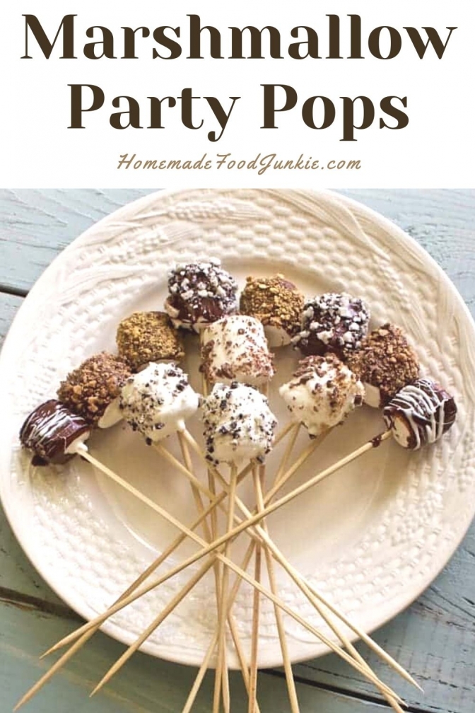 Marshmallow party pops-pin image