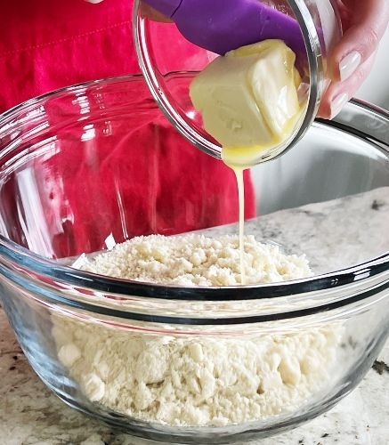 adding vegan butter