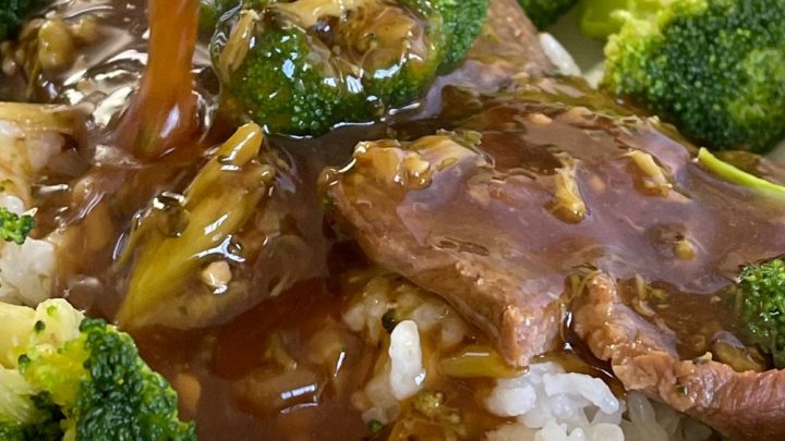Asian beef and broccoli Instant pot dinner