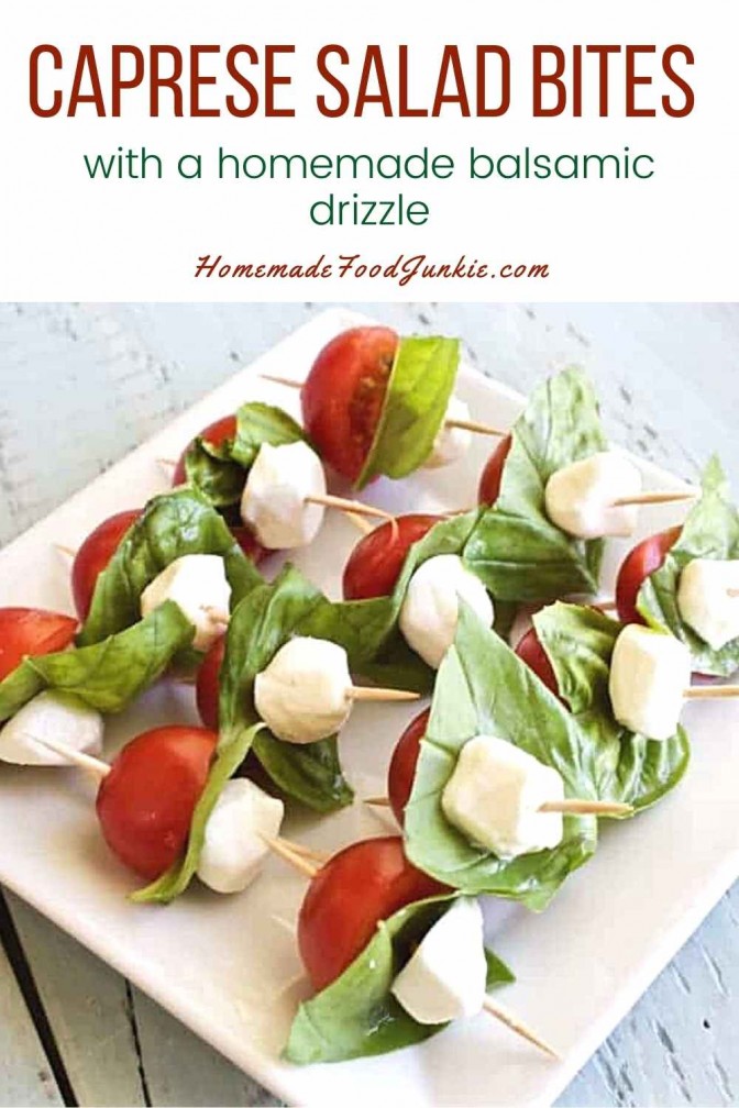 Caprese Salad Bites Appetizer Recipe 13 Caprese salad bites-pin image