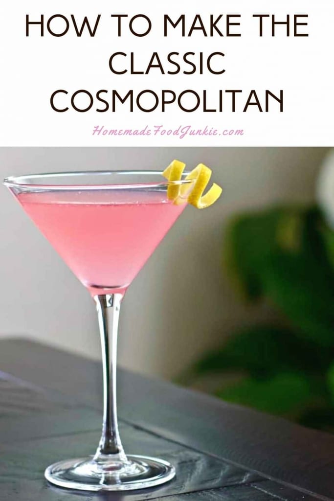How to make the classic cosmopolitan-pin image