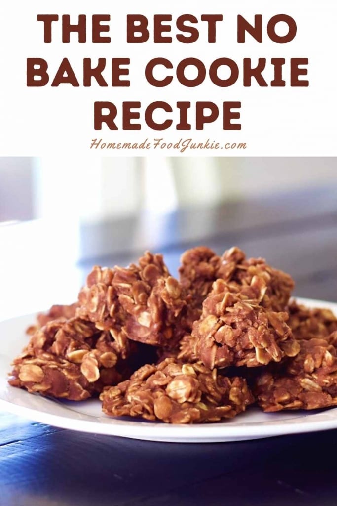 No Bake Cookies Recipe 19 The best no bake cookie recipe-pin image
