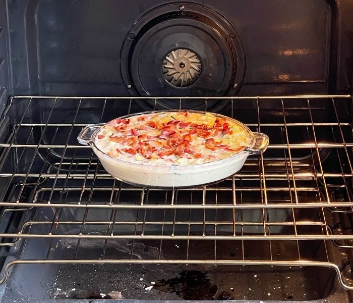 zucchini pie in oven