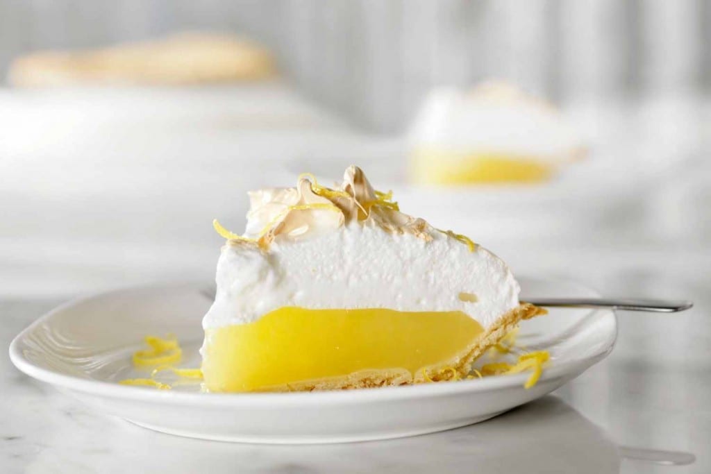 lemon meringue pie-single slice