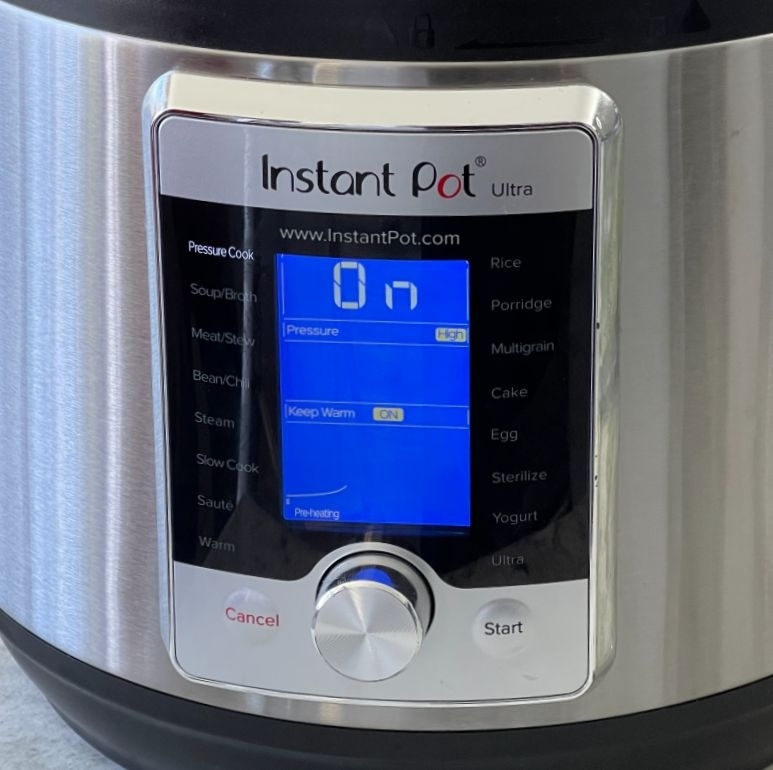 pressure cook function-instant pot