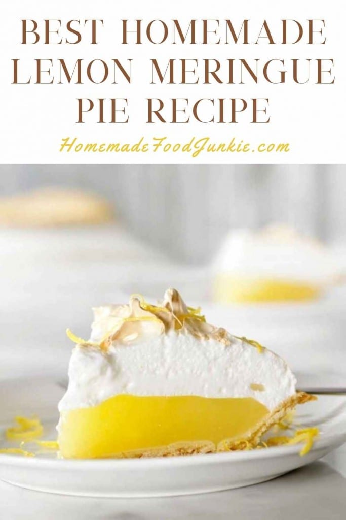 Best homemade lemon meringue pie recipe-pin image