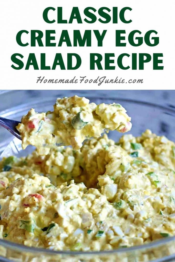 Creamy Egg Salad Recipe 9 Classic creamy egg salad recipe-pin image