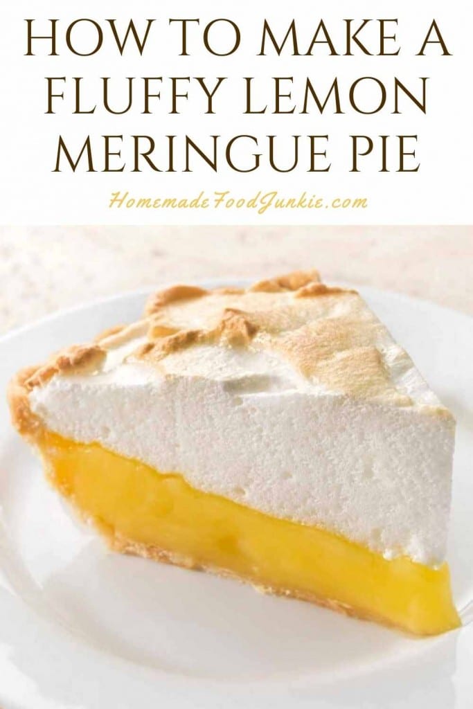 How to make a fluffy lemon meringue pie-pin image