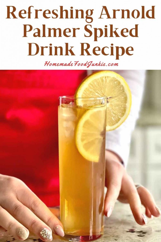 Refreshing arnold palmer spiked drink recipe-pin image