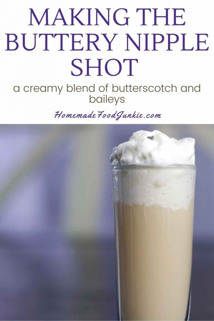 Making the buttery nipple shot-pin image