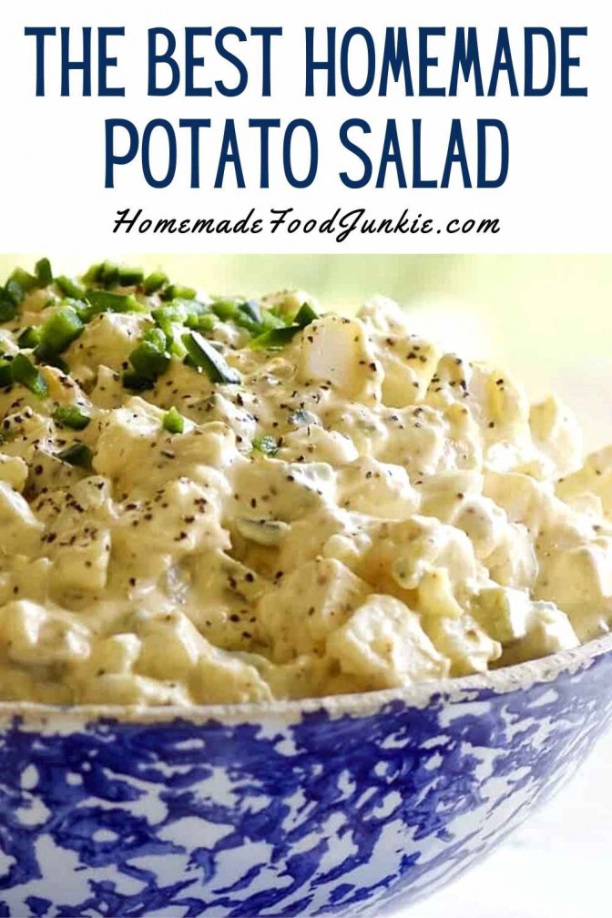The best homemade potato salad-pin image