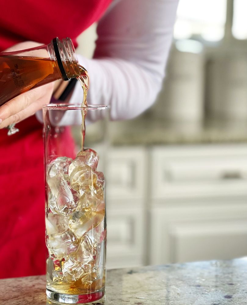 pouring tea
