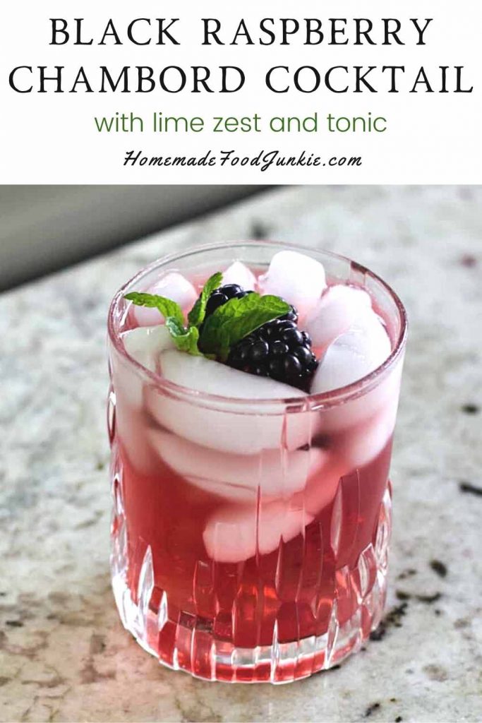 Black raspberry chambord cocktail-pin image