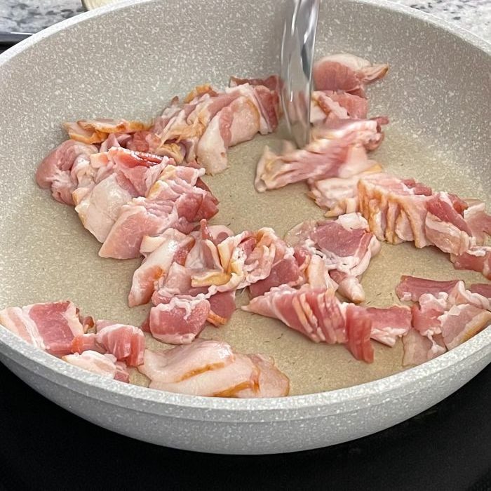 corn dip[-frying bacon