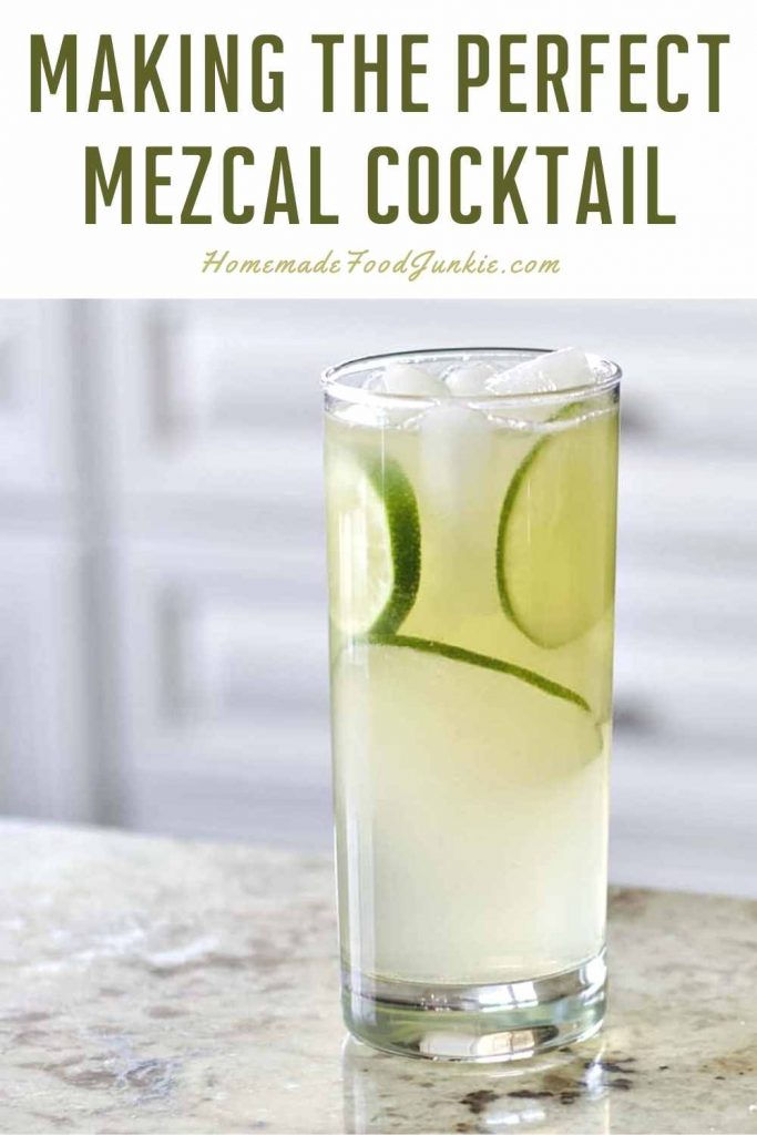 Making the perfect mezcal cocktail-pin image