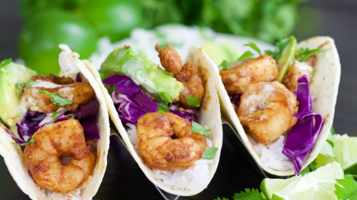 shrimp tacos