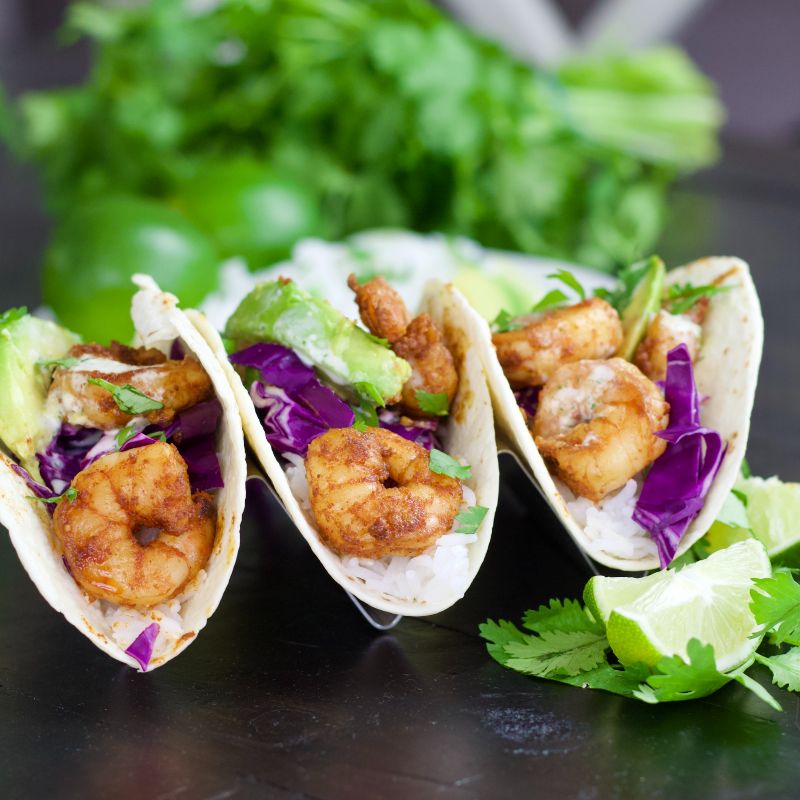 shrimp tacos