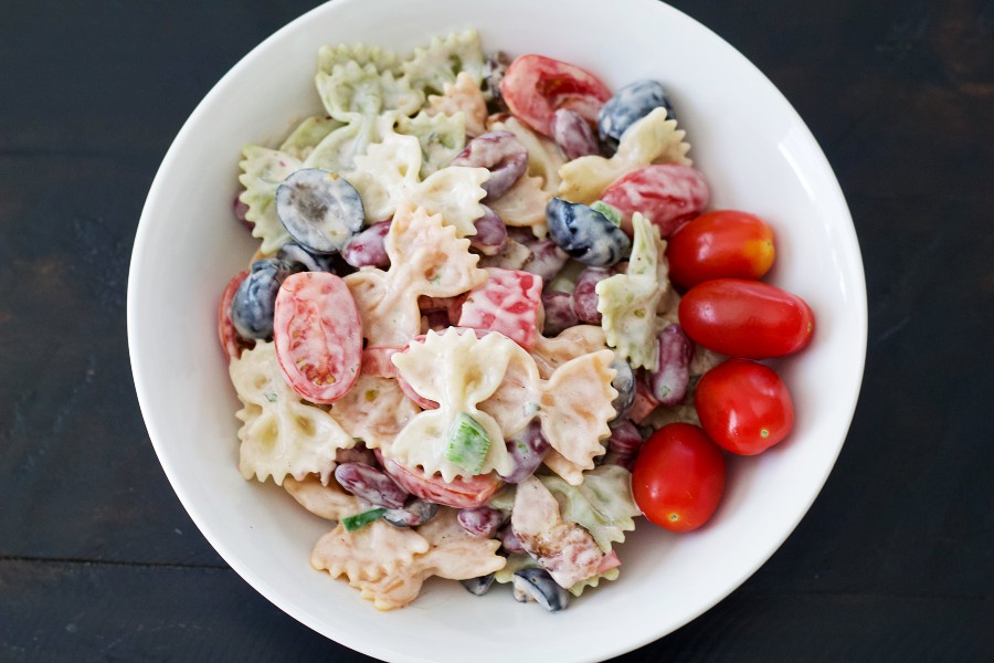 bacon ranch pasta salad single serving
