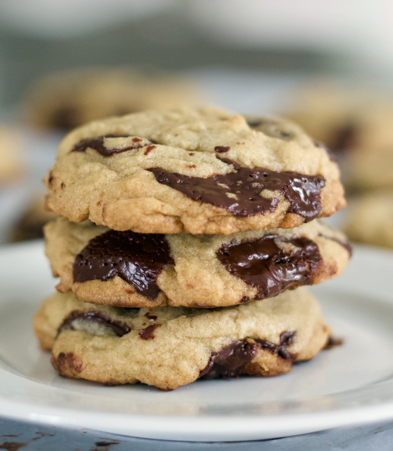 dark chocolate chip cookies