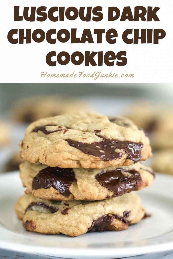 The Best Chewy Chocolate Brownies 8 Luscious dark chocolate chip cookies-pin image