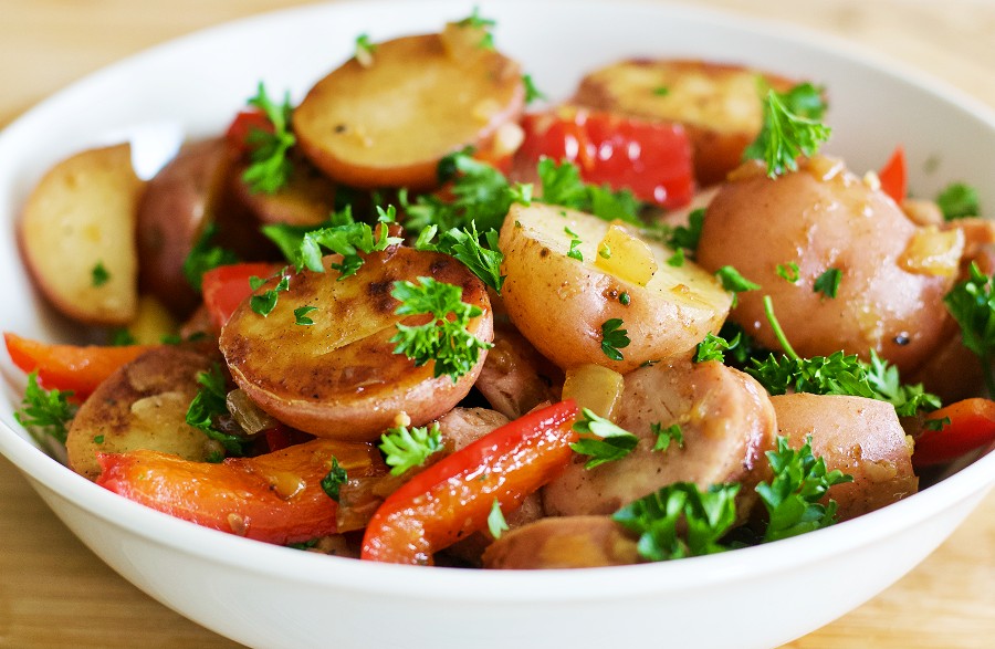Sausage and Potatoes Stir Fry 4 sausage and potato recipe