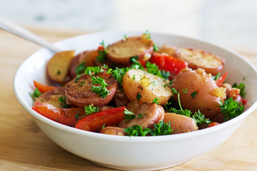 Sausage and Potatoes Stir Fry 1 sausage and potato skillet recipe