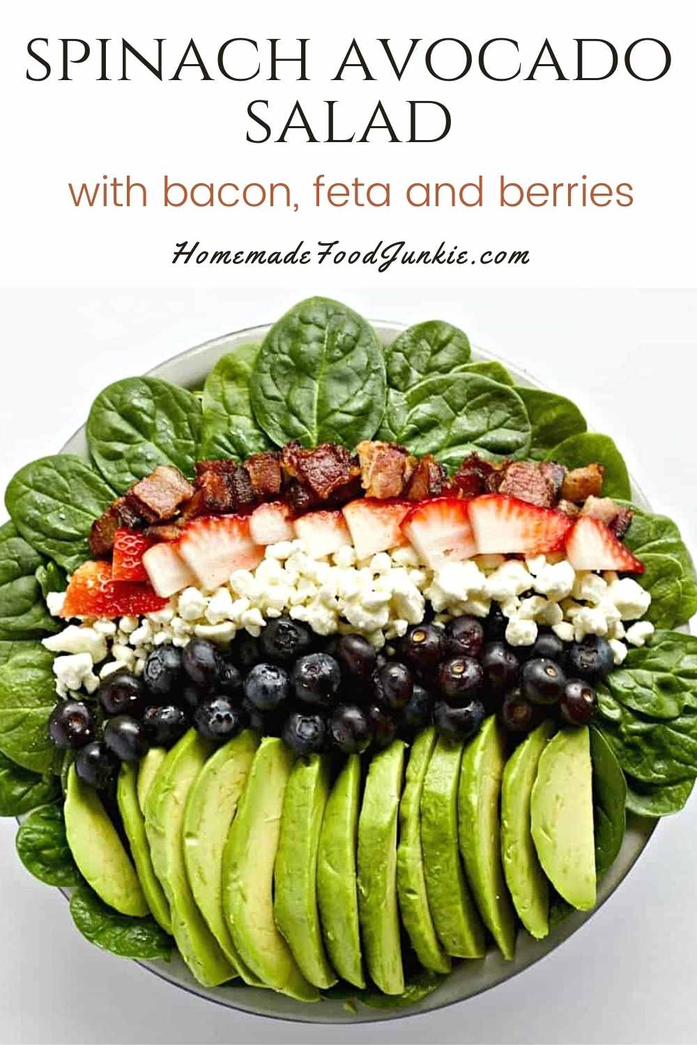 Crock Pot Beef and Rice Stew 2 Spinach avocado salad-pin image