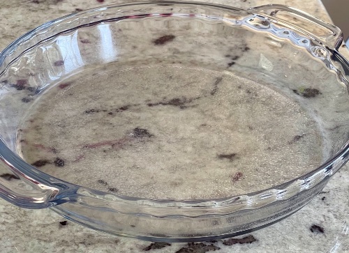oiled pie plate