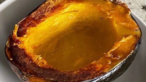 Baked acorn squash