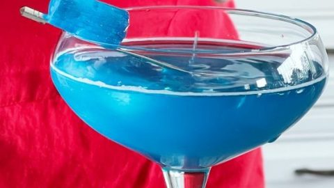 garnished blue raspberry jolly rancher
