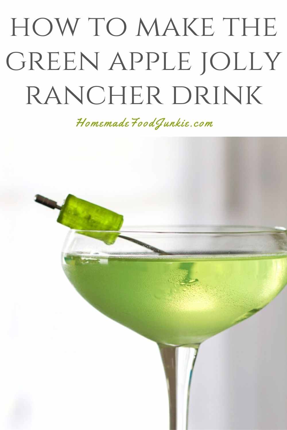 How to make the green apple jolly rancher drink-pin image