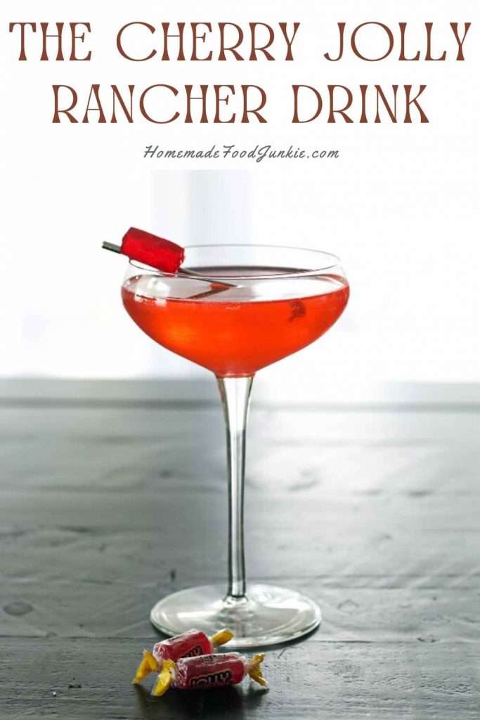 The cherry jolly rancher drink-pin image