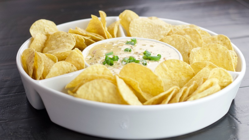 Best Creamy Beer Cheese Dip Recipe 5 queso dip and chips