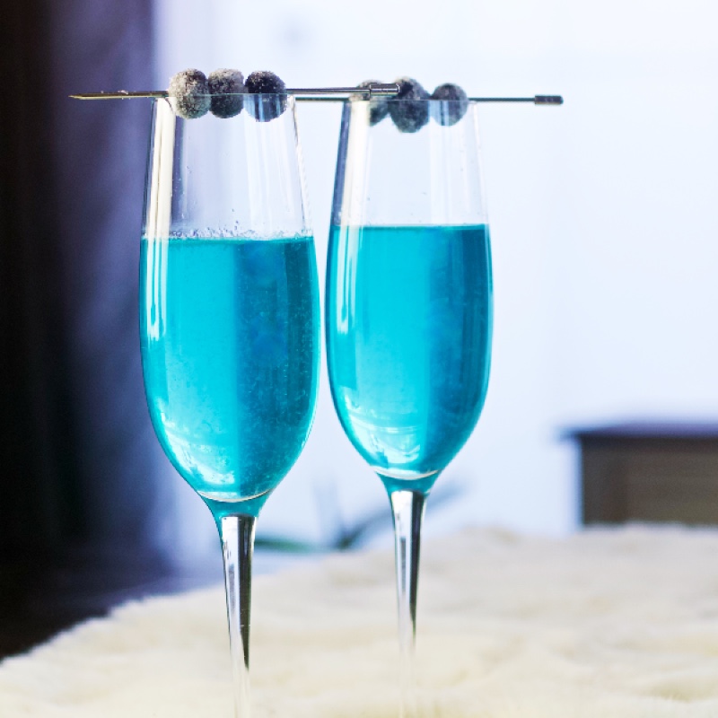Icy winter cocktail
