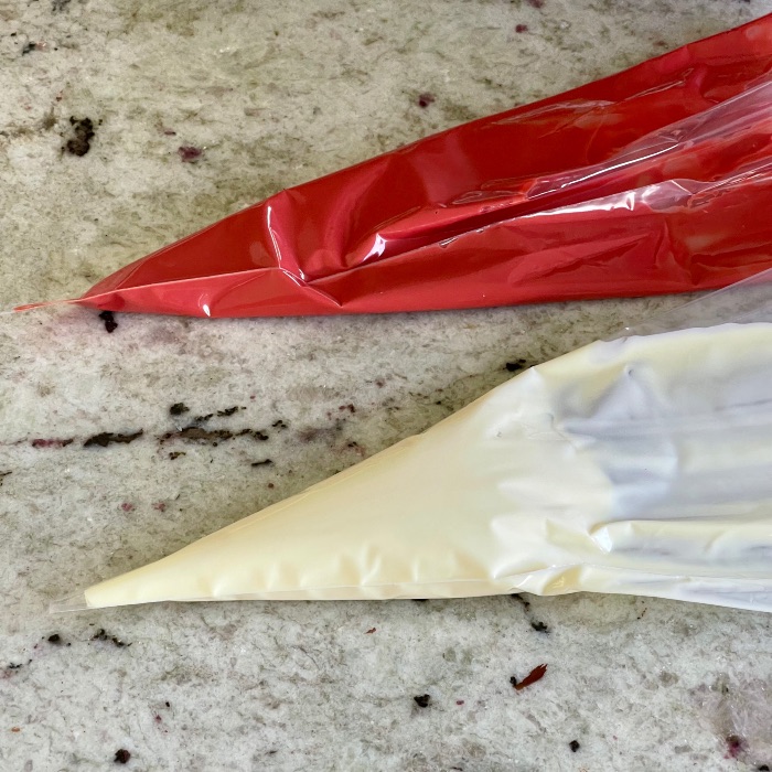 melted chocolate to decorating