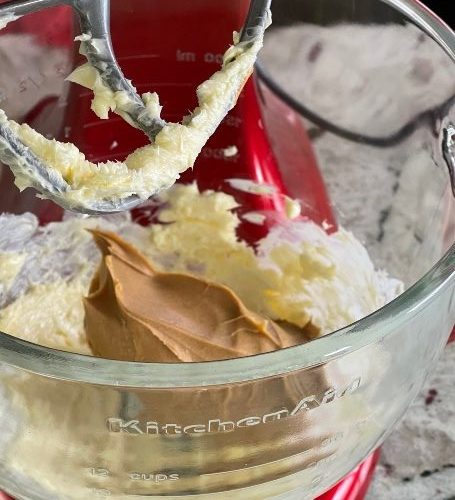 making peanut butter truffles