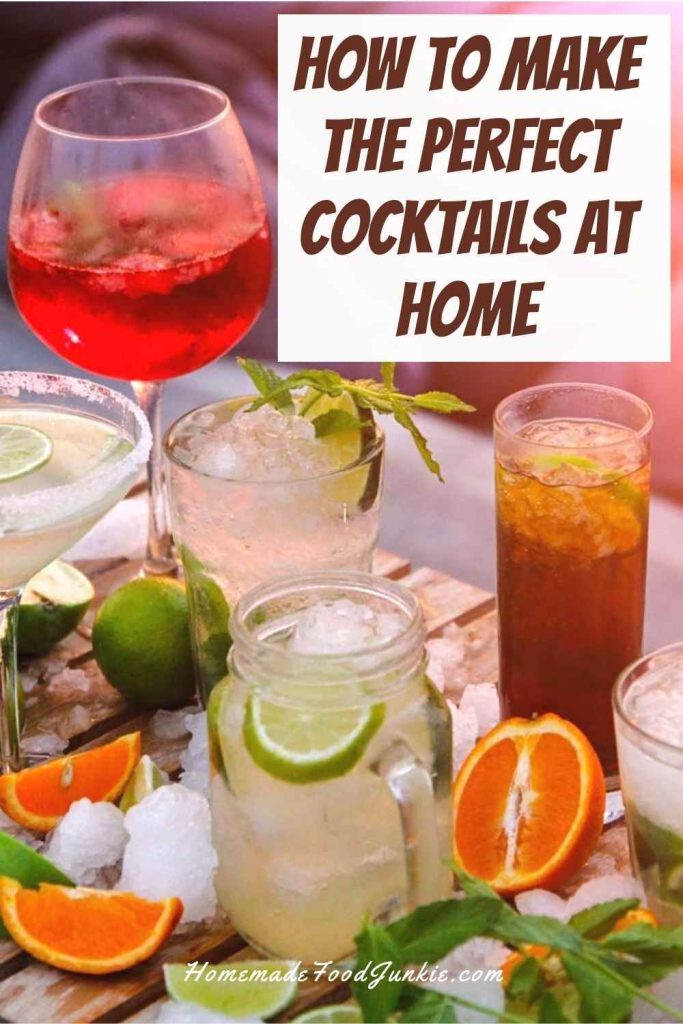 How to make the perfect cocktails at home-pin image