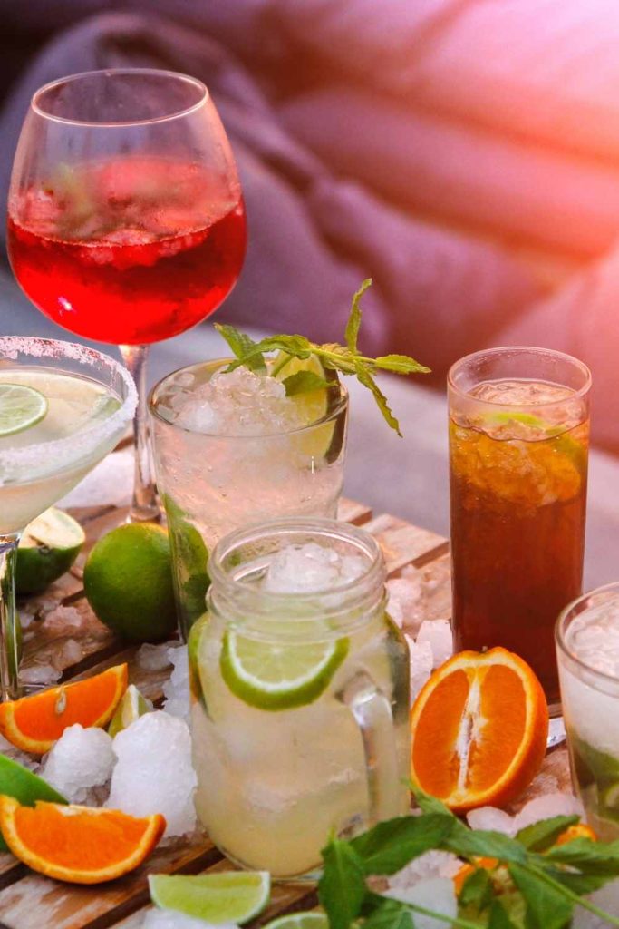 cocktail party table