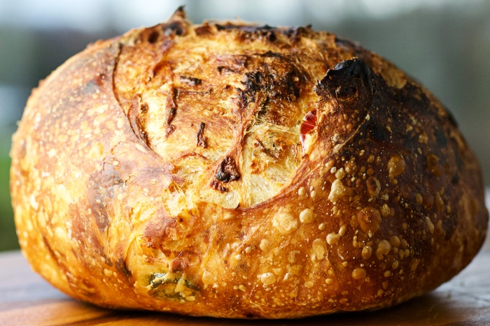 jalape&ntilde;o cheese bread-sourdough