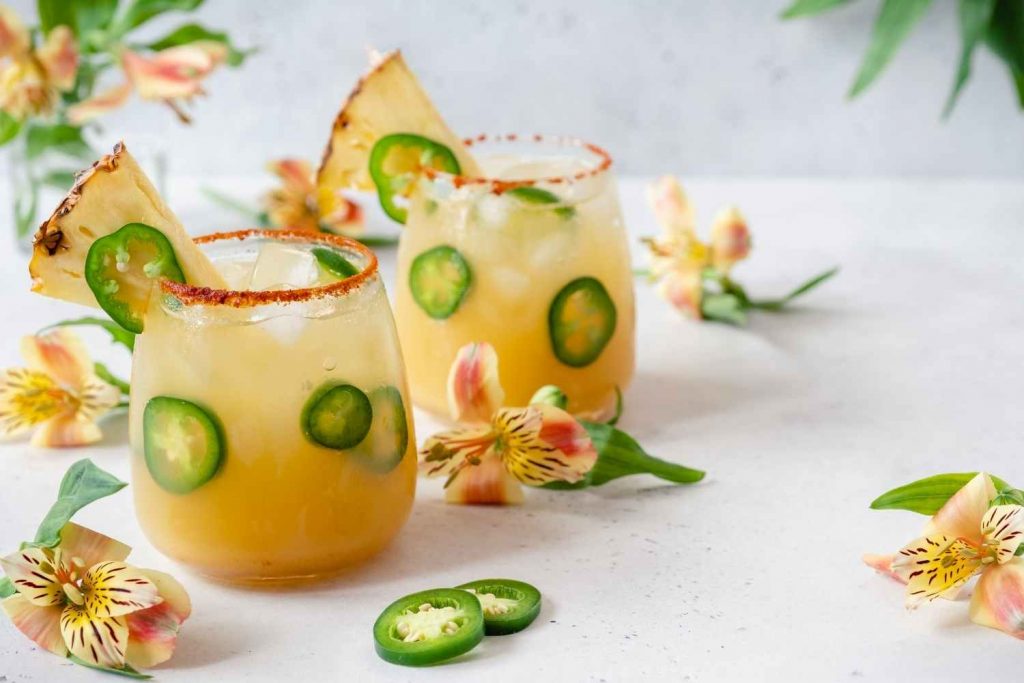 jalape&ntilde;o pineapple margarita